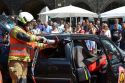 Patientengerechte Rettung auf dem Mitmachtag des Stadtfeuerwehrverbandes