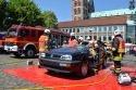 Patientengerechte Rettung auf dem Mitmachtag des Stadtfeuerwehrverbandes