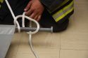 Ausbildungsdienst: Rettung, Sicherung durch Leinenf&uuml;hrung und T&uuml;r&ouml;ffnung